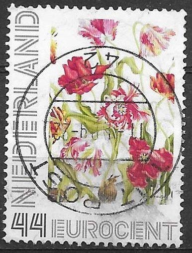 Persoonlijk, J. Brinkman Bloemenpracht (1) |521|, Postzegels en Munten, Ophalen of Verzenden, Na 1940, Gestempeld