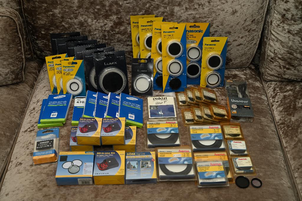 Bulk filters, batterijen, lenskappen, aftstandbediening, Ophalen of Verzenden, Nieuw, Overige Merken, Geen optische zoom