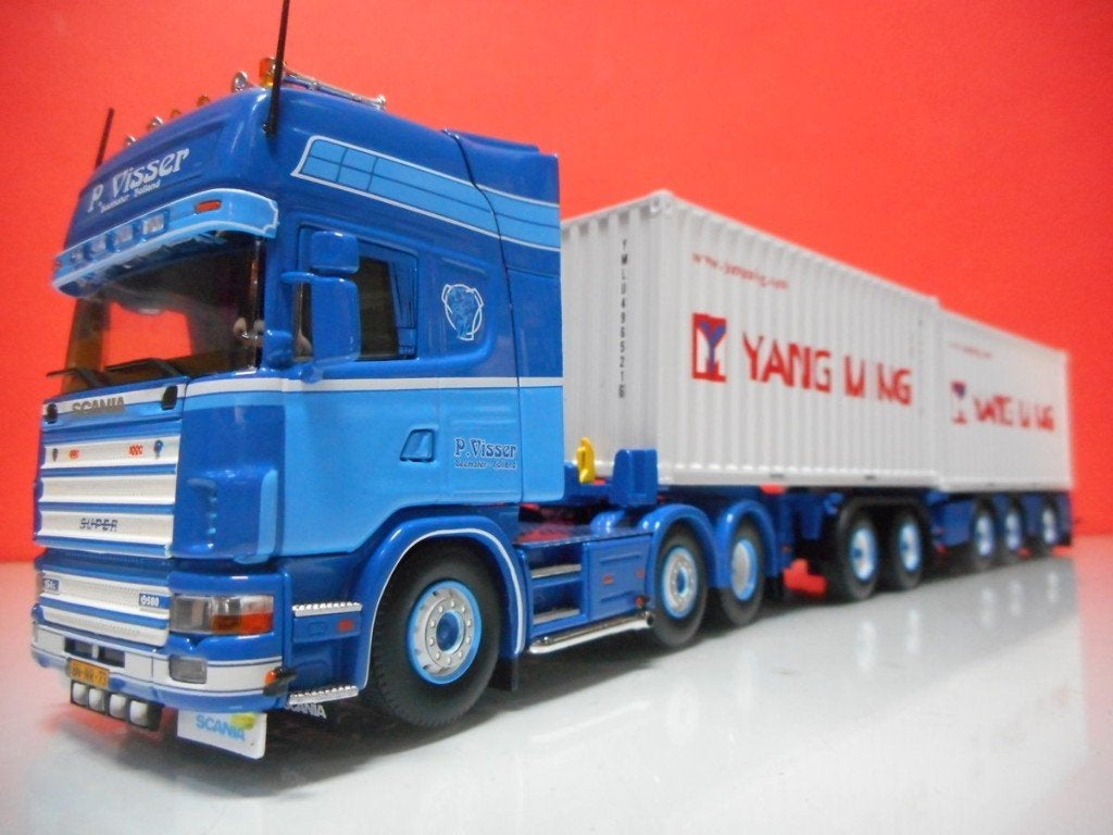 TEKNO SCANIA P. VISSER 86360, Ophalen of Verzenden, Nieuw, Bus of Vrachtwagen, Tekno