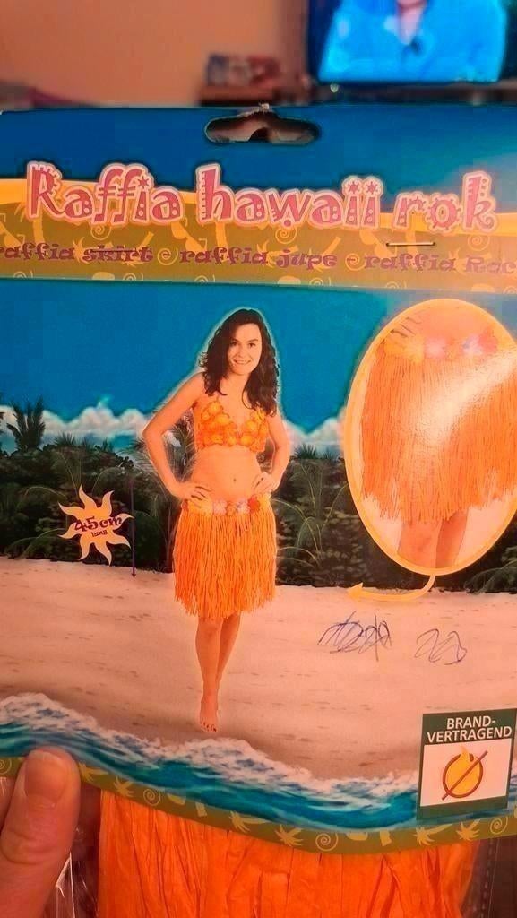Oranje hawaiirok, Ophalen of Verzenden, Nieuw