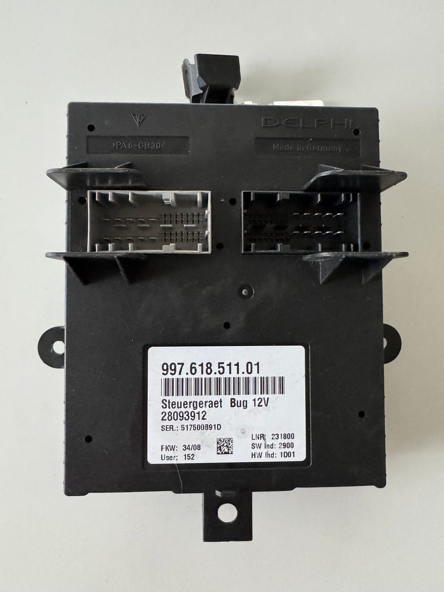Porsche 997.618.511.01 BCM module voorzijde, Gebruikt, -, -, Ophalen of Verzenden