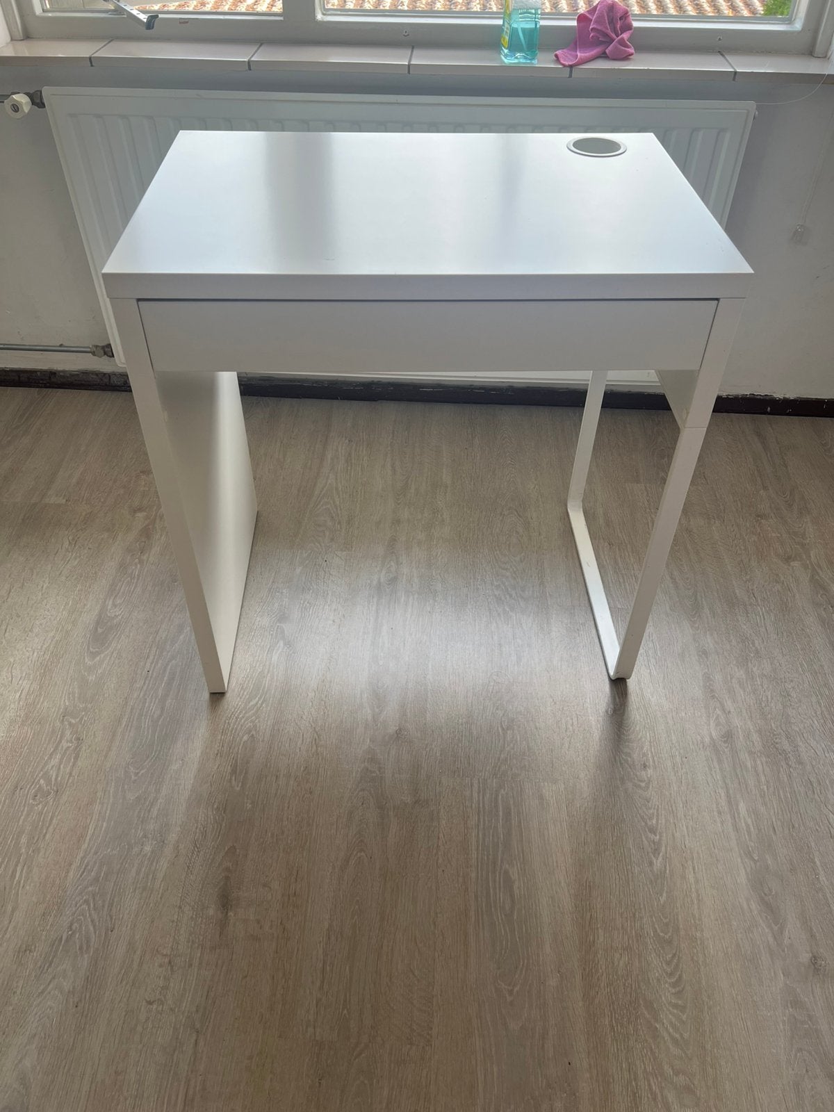 Tafel wit met lade, Ophalen, Zo goed als nieuw, 50 tot 100 cm, Minder dan 100 cm