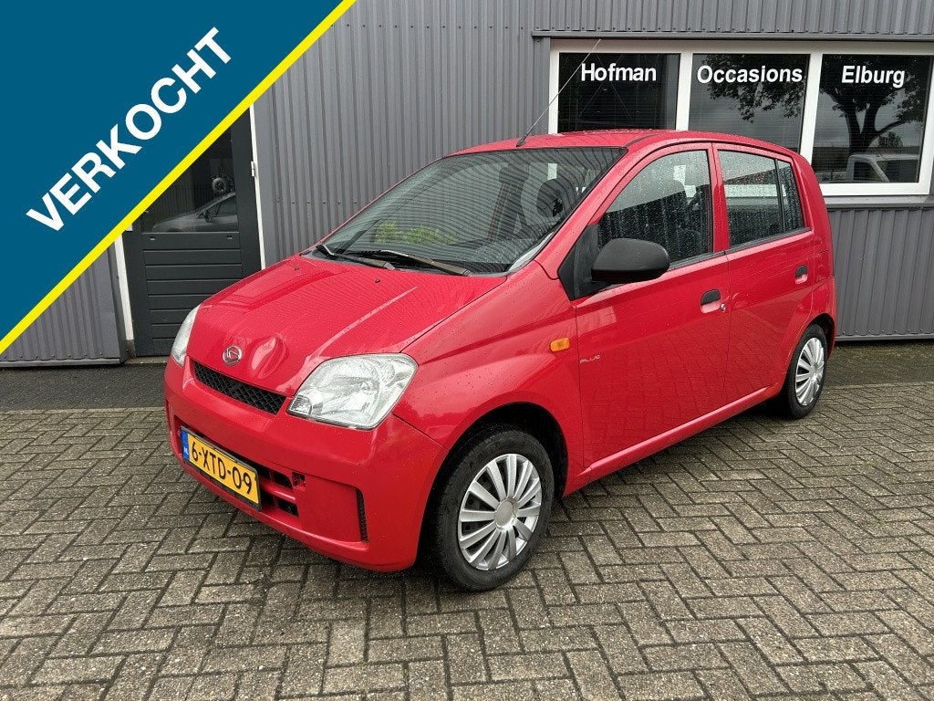 Daihatsu Cuore 1.0-12V Azure Airco 5Deurs Nieuwe APK!, Auto's, Stof, Zwart, 4 stoelen, Cuore