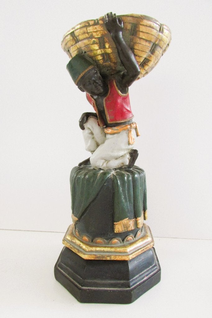 Beeld in de "Blackamoor"-stijl, Ophalen of Verzenden, Zo goed als nieuw, Mens