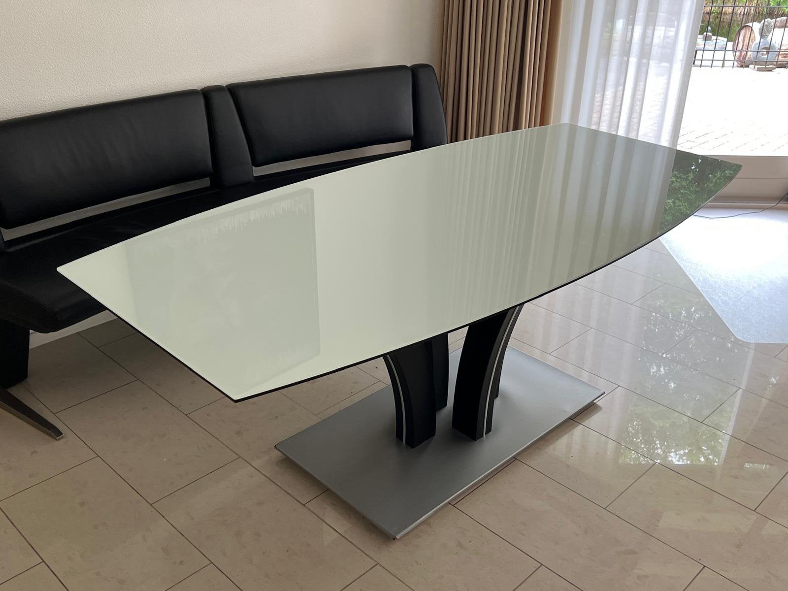 Eettafel zo goed als nieuw, Huis en Inrichting, Tafels | Eettafels, Ophalen, 200 cm of meer, 50 tot 100 cm, Rechthoekig