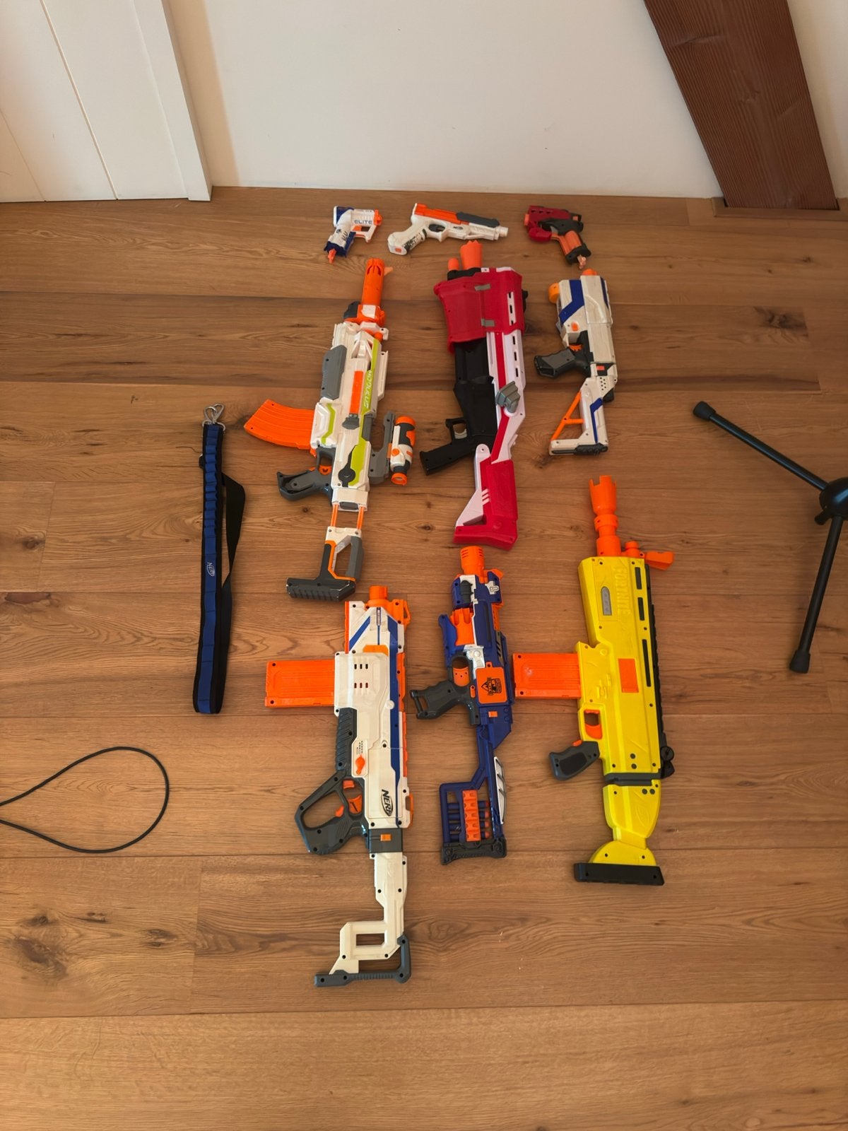 Grote Nerf Blaster Collectie met Accessoires en Munitie, Ophalen of Verzenden, Gebruikt, Jongen of Meisje