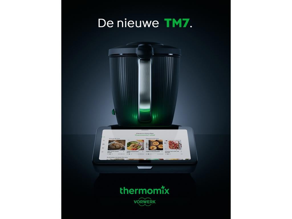 Thermomix TM7 Demos in Noord Holland (EN/PL/NL), Ophalen, Vorwerk Thermomix TM7, 1 tot 2 liter, Nieuw
