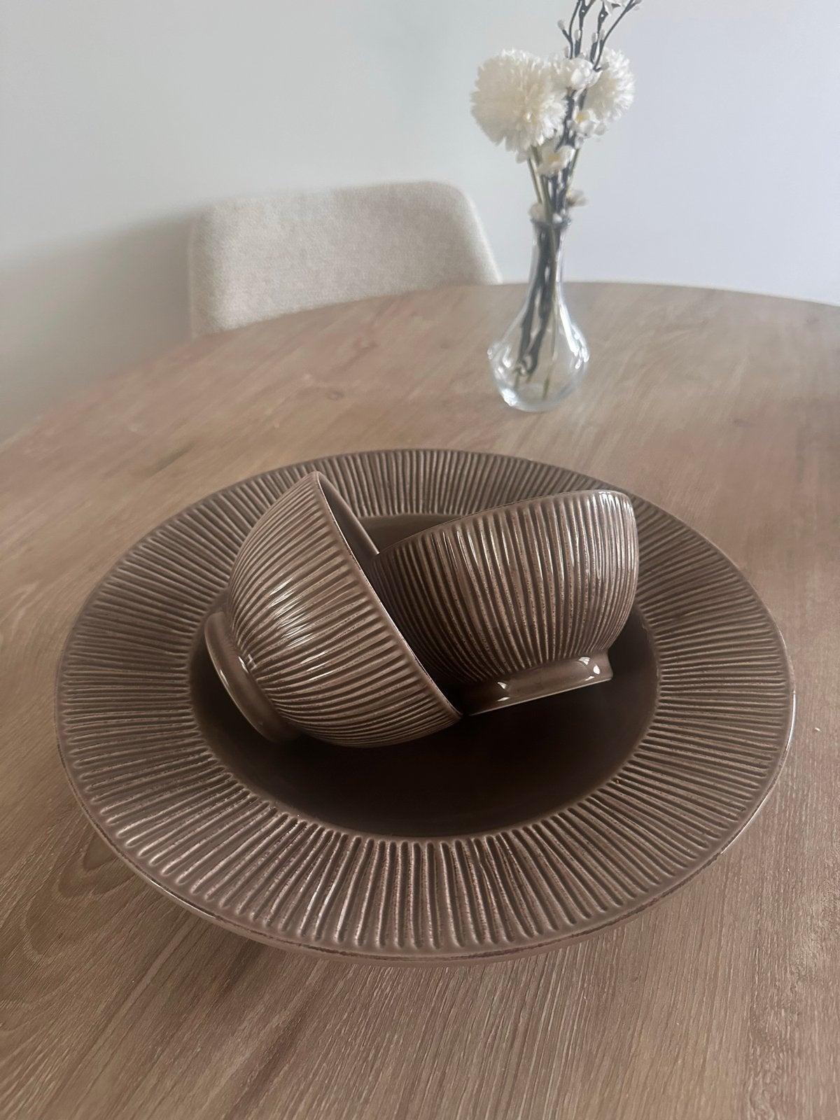 Cosy & Trendy serveelschaal en 2 kommetjes, Ophalen, Overige merken, Keramiek, Zo goed als nieuw