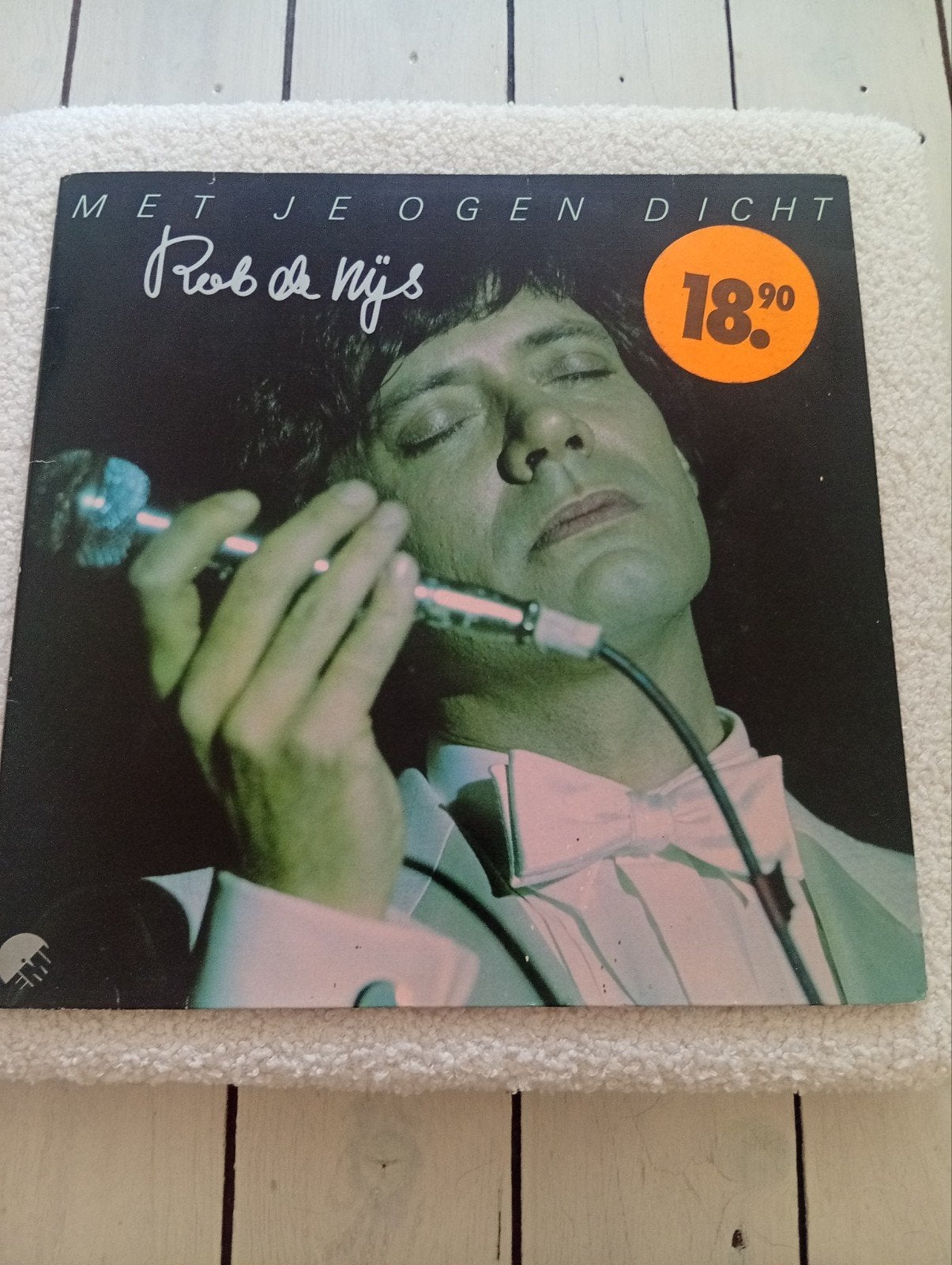 Rob de Nijs - Met je ogen dicht LP (1980), LP, Gebruikt, Ophalen of Verzenden, Pop