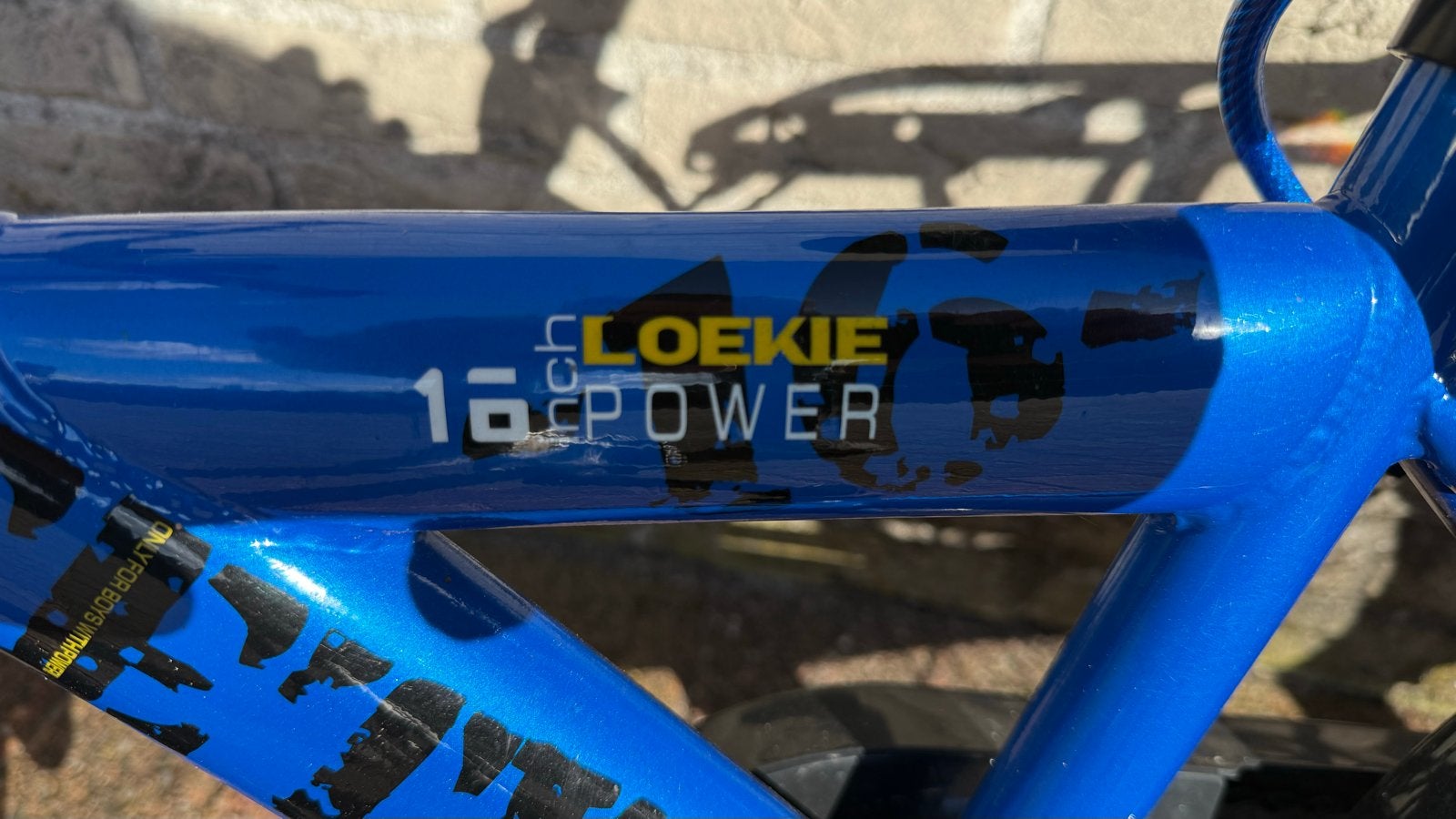 Loekie Streetwise 16 inch kinderfiets - Blauw, Ophalen of Verzenden, Gebruikt, Terugtraprem, 16 tot 20 inch