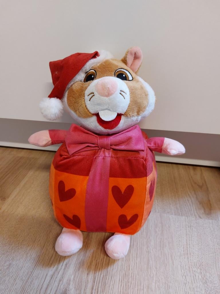 AH hamster knuffel kerst cadeau, Ophalen of Verzenden, Overige typen