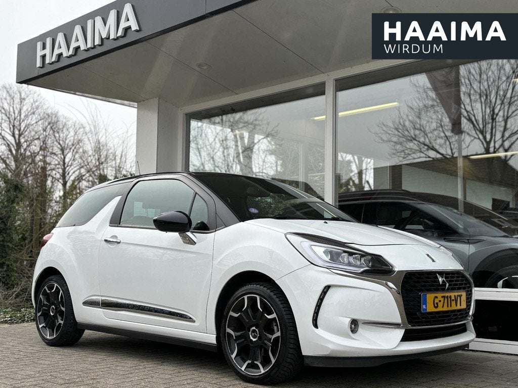 DS 3 1.2T Automaat 110pk Café Racer | HiFi Audio | Achterui, Auto's, DS, Stof, Gebruikt, 1199 cc, Bedrijf