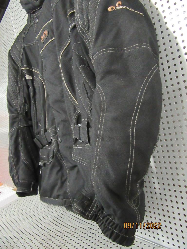Spool Motorjas motorjack zwart met reflectie maat = M., Motoren, Overige merken, Jas | textiel, Ophalen of Verzenden, SPOOL