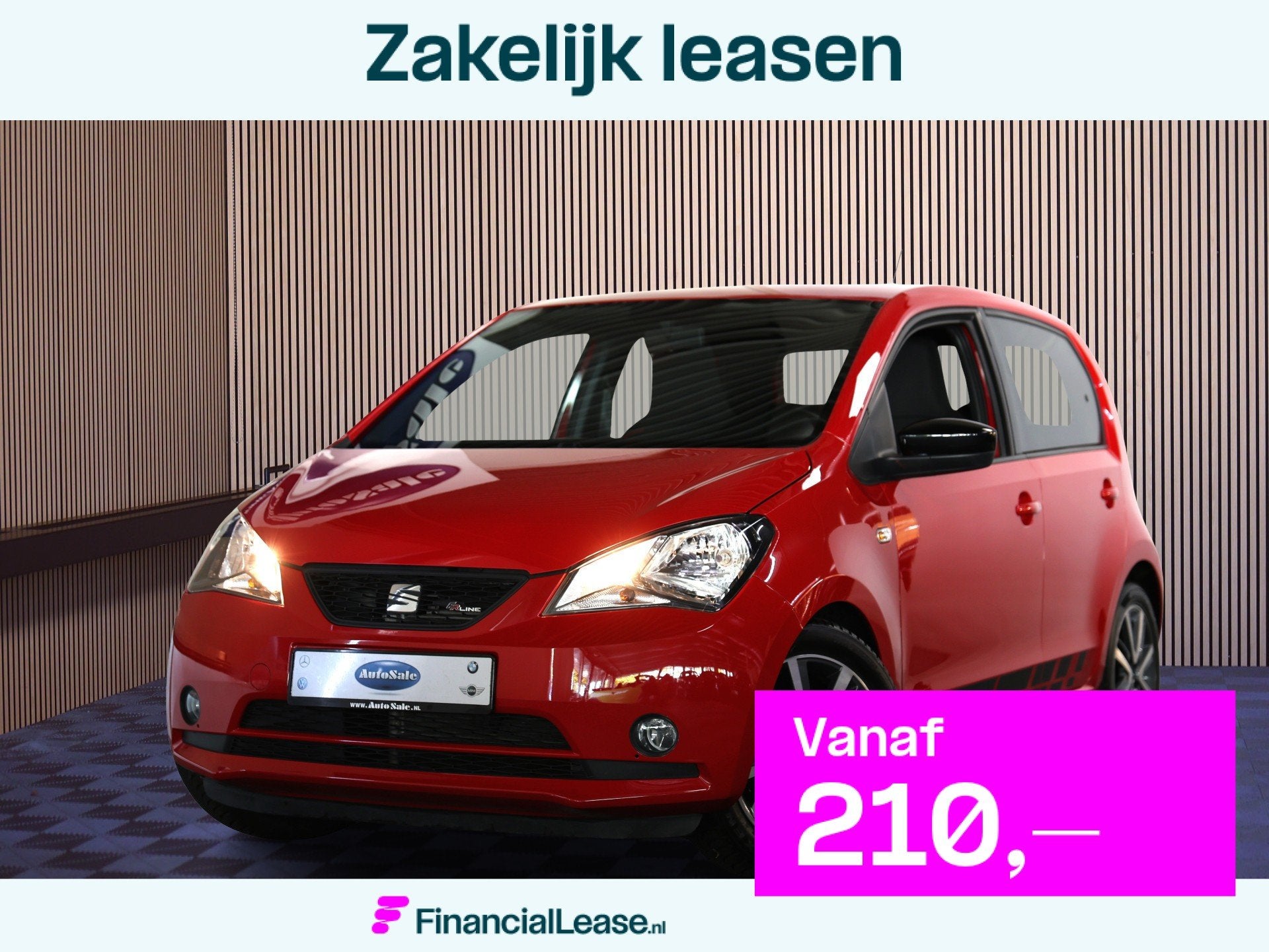 SEAT Mii 1.0 FR Intense AUTOMAAT CRUISE PDC CLIMA '17, Stof, Gebruikt, Zwart, 4 stoelen