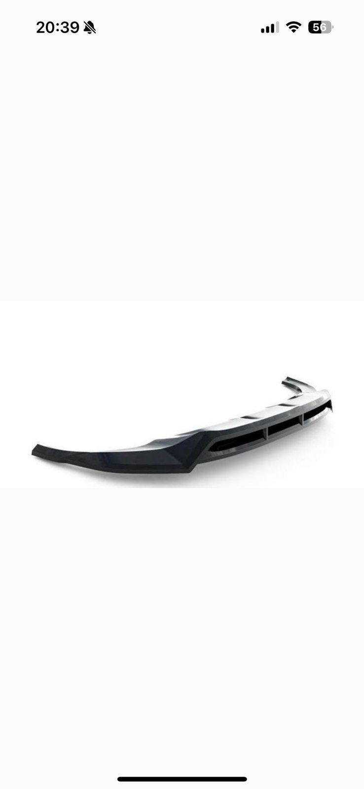 Front Splitter V.2 Audi SQ8 / Q8 S-Line MK1 / Bumper Lip, Ophalen of Verzenden, Nieuw, Audi, Bumper