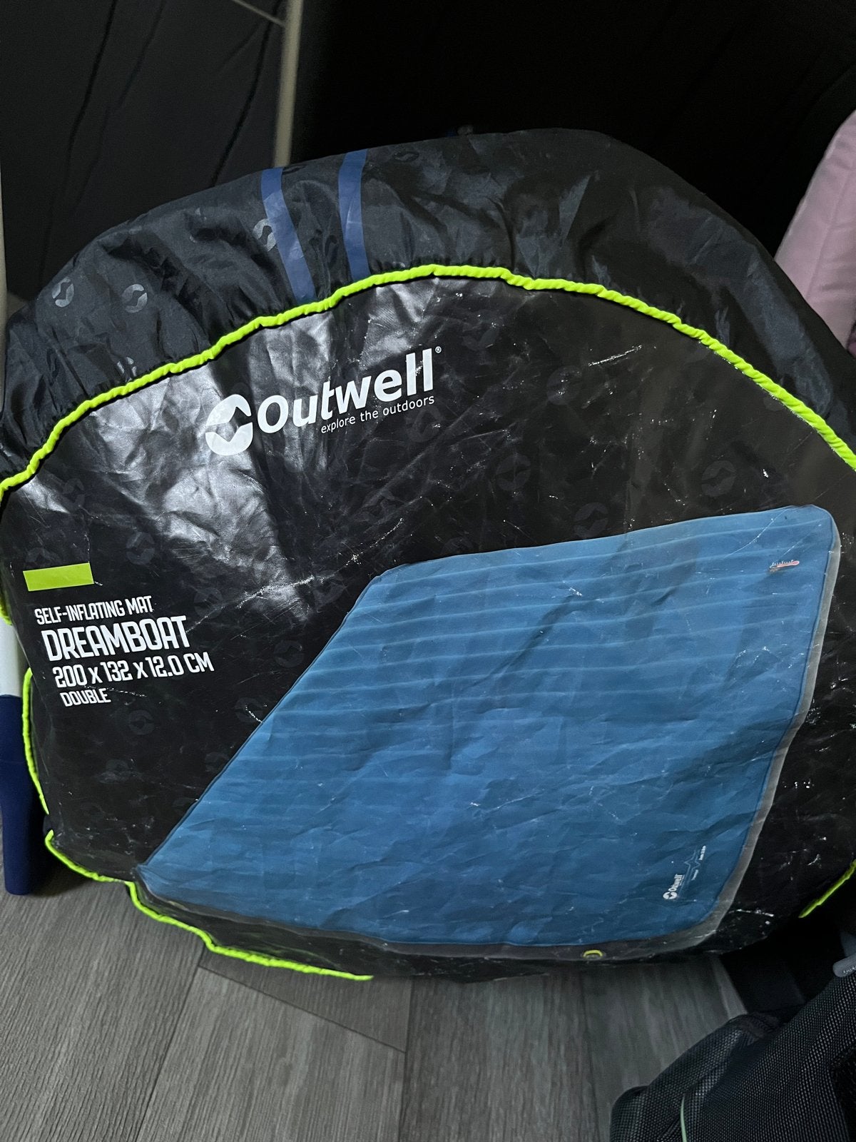 Outwell Dreamboat slaapmat (defect ventiel, maar bruikbaar), Ophalen, Gebruikt, 2-persoons