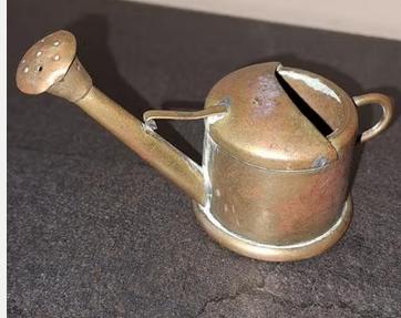 Kleine messing gieter, Ophalen of Verzenden, Koper