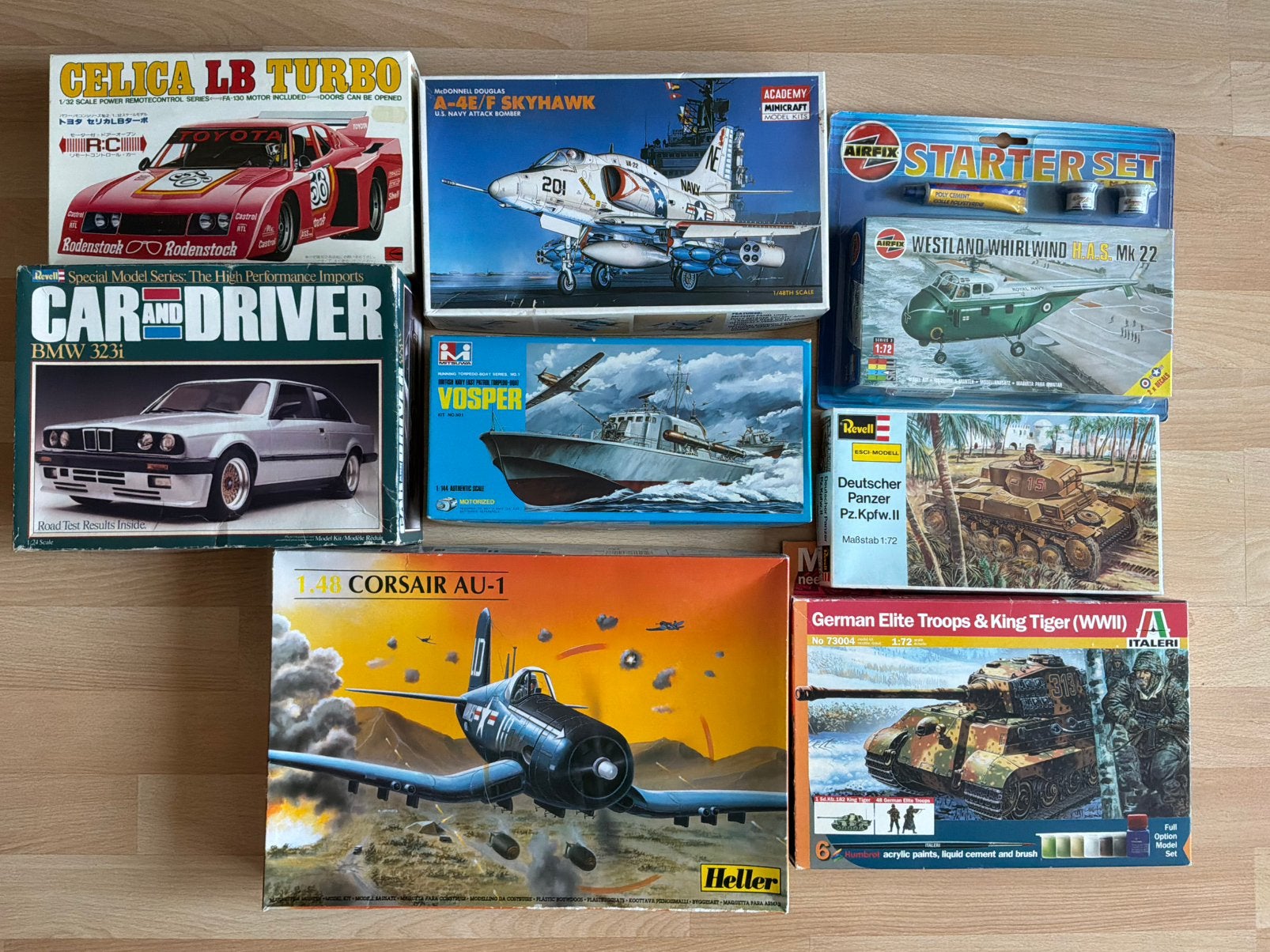 diverse modelbouw auto rc boot vliegtuig tank helicopter, Ophalen, Revell, Nieuw, Tank