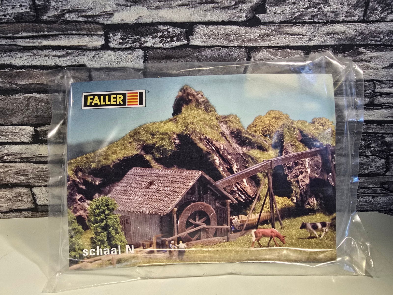 Faller watermolen Bouwpakket N spoor trein 1:160, Overige merken, Gelijkstroom of Wisselstroom, Brug, Tunnel of Gebouw, Nieuw