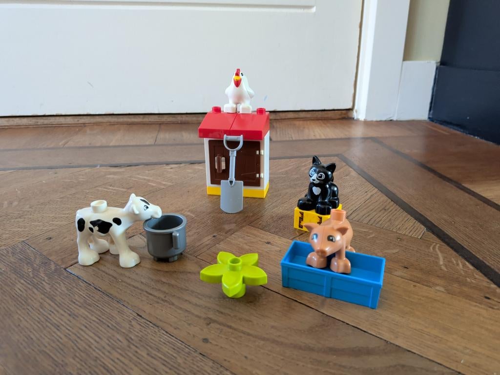 LEGO Duplo 10870 Boerderijdieren met hok en accessoires, Gebruikt, Ophalen of Verzenden, Inclusief minifiguren, Duplo
