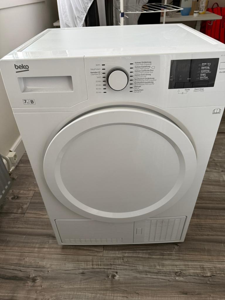 Beko Condensdroger (wasdroger) DCY 7402 XW3, 6 tot 8 kg, Ophalen, Condens, 85 tot 90 cm