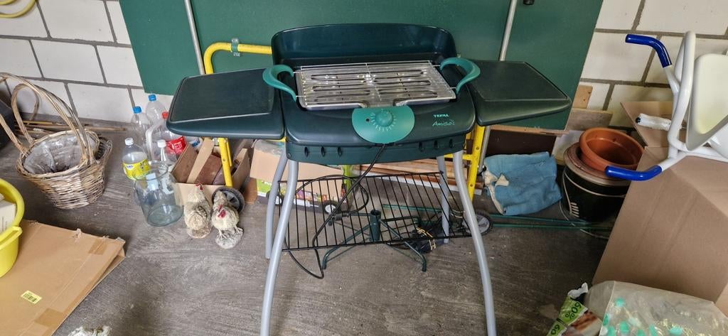 Tefal Amigo elektrische barbecue met standaard, Tuin en Terras, Elektrische barbecues, Gebruikt, Ophalen of Verzenden