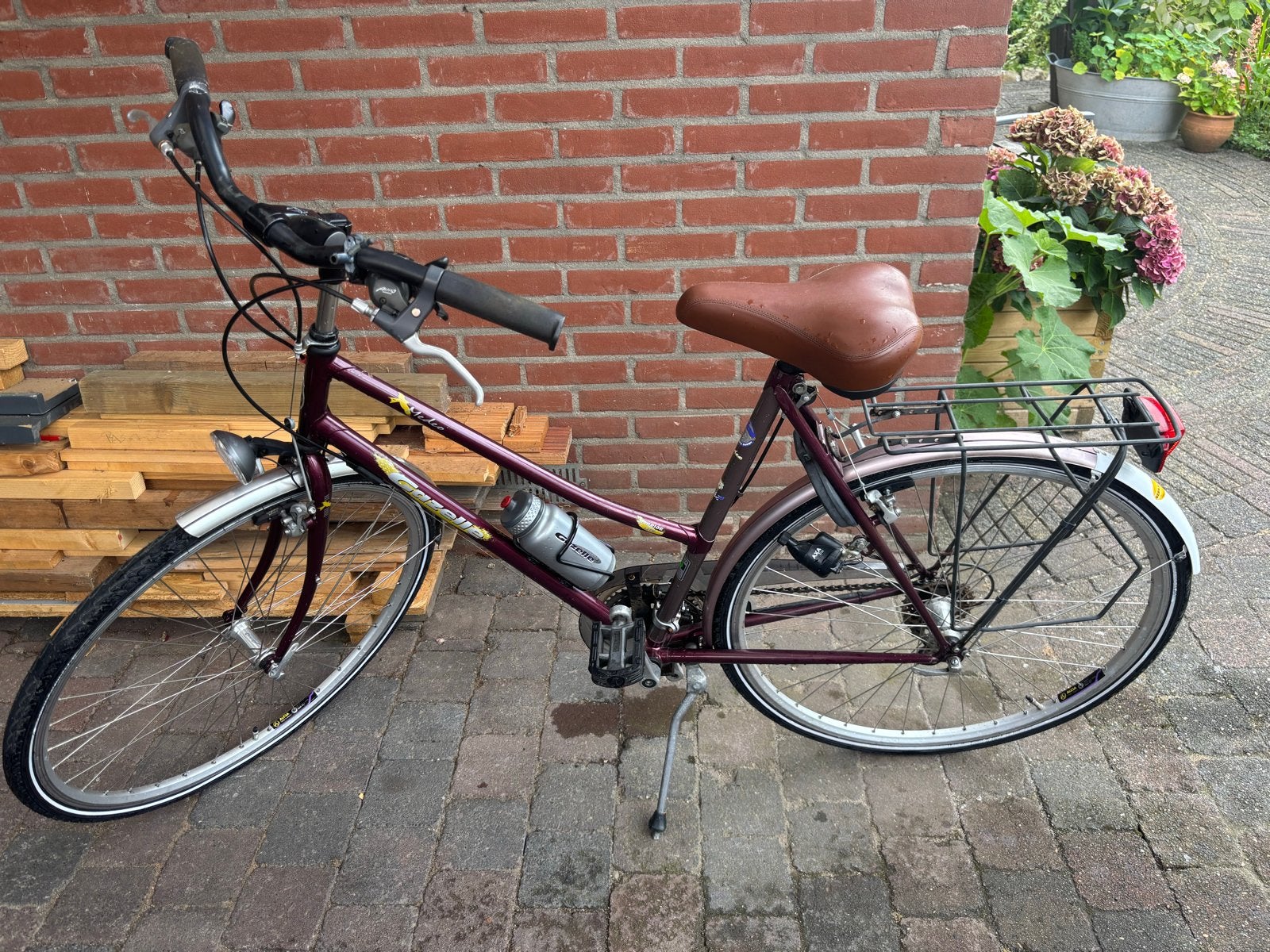 Gazelle Medeo Hybride Damesfiets - Gebruikt, Fietsen en Brommers, Fietsen | Dames | Damesfietsen, Ophalen, Velgrem, Versnellingen