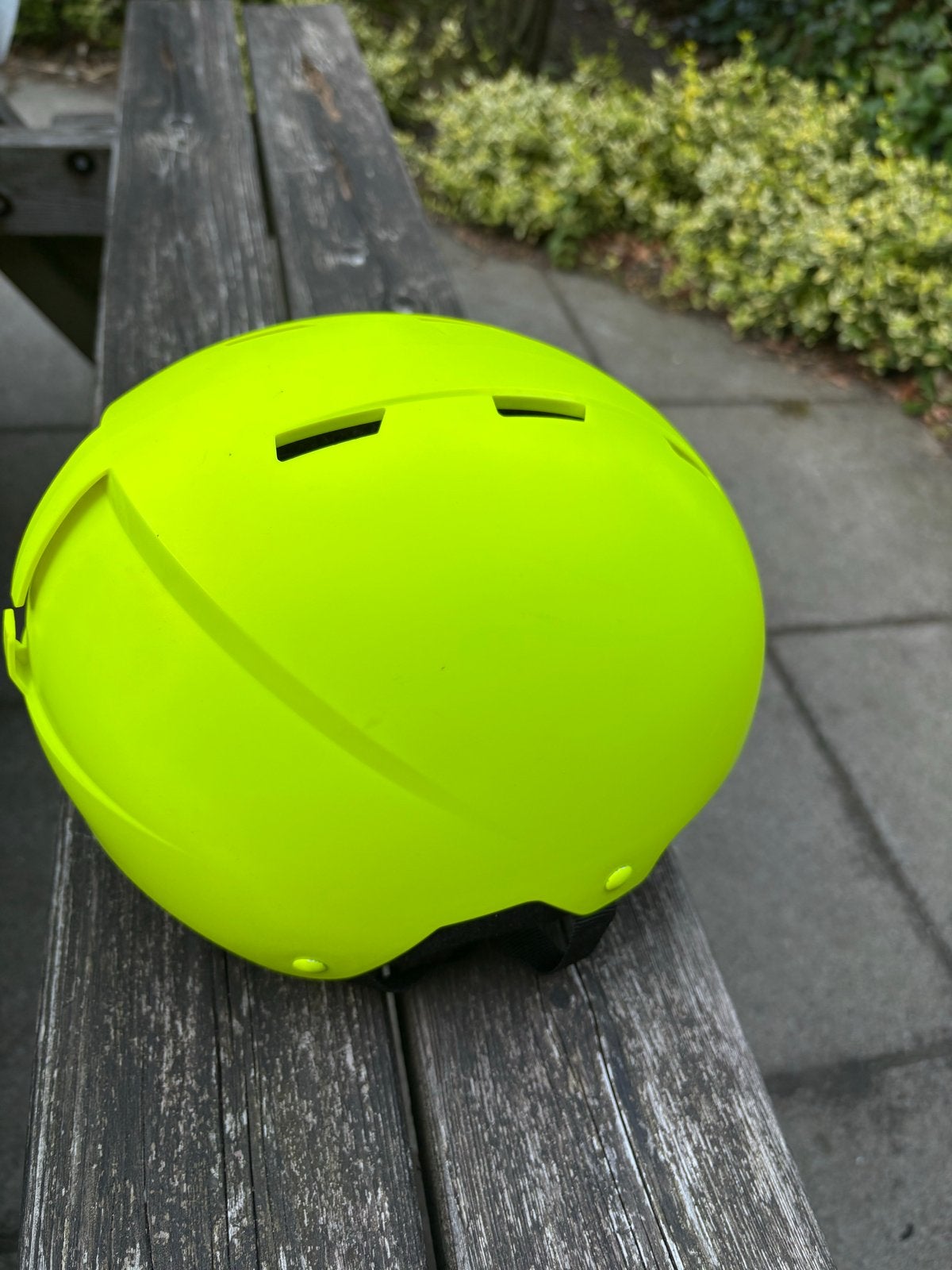 Neon gele skihelm voor kinderen - Zo goed als nieuw, Overige typen, Zo goed als nieuw, Skiën, Minder dan 100 cm