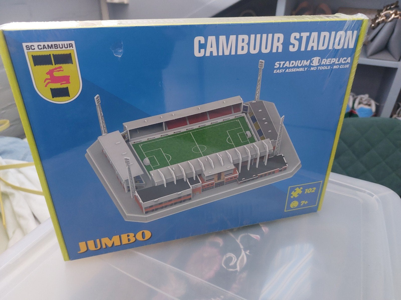 CAMBUUR STADION puzzel oude stadion nieuw in doos, Ophalen of Verzenden, Nieuw