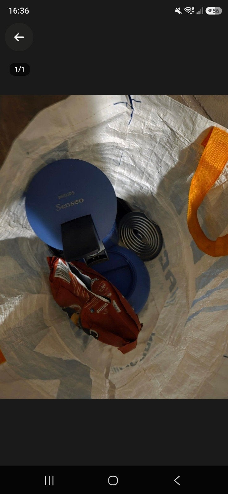 Philips Senseo onderdelen en koffie, Ophalen, Gebruikt, Koffiemachine, Gemalen koffie