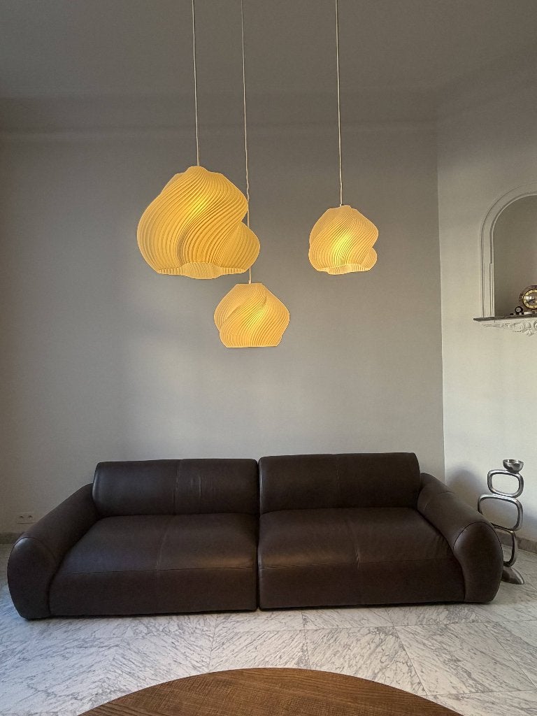Design zetel Bolia Nuvol in leder – €3.500 (nieuw €10K+), Huis en Inrichting, Ophalen, Zo goed als nieuw, Leer, 75 tot 100 cm