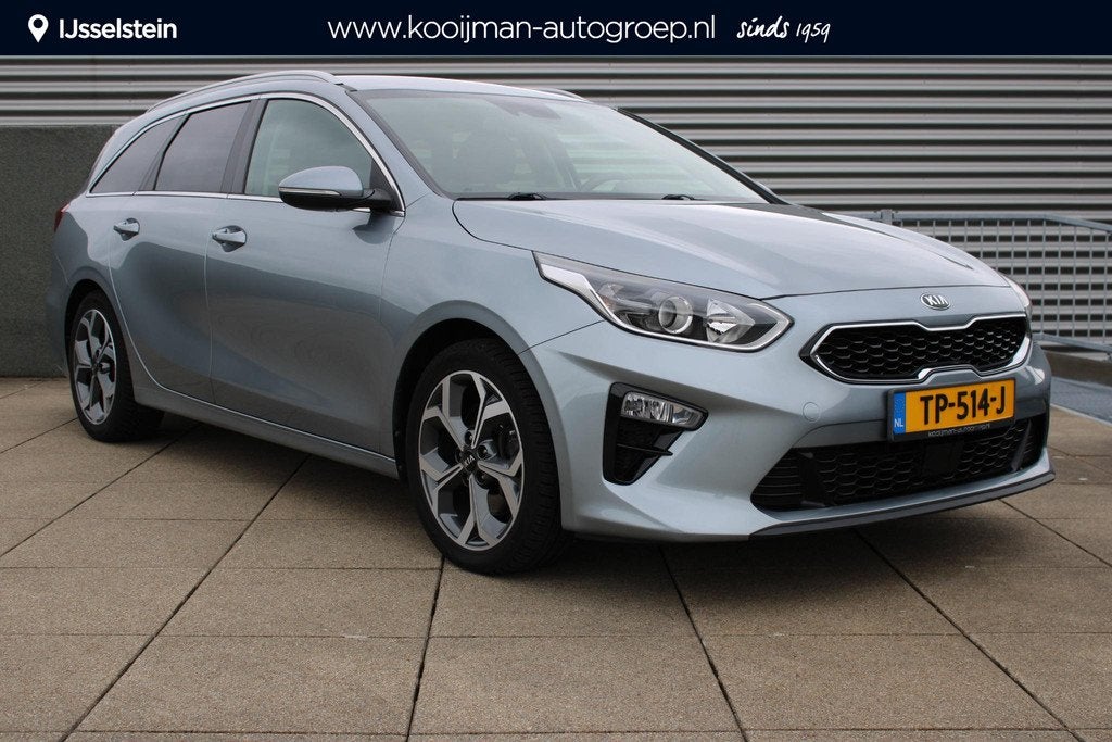 Kia Ceed Sportswagon 1.0 T-GDi DynamicPlusLine, Auto's, Kia, Automatische klimaatregeling, Gebruikt, Euro 6, Leder en Stof
