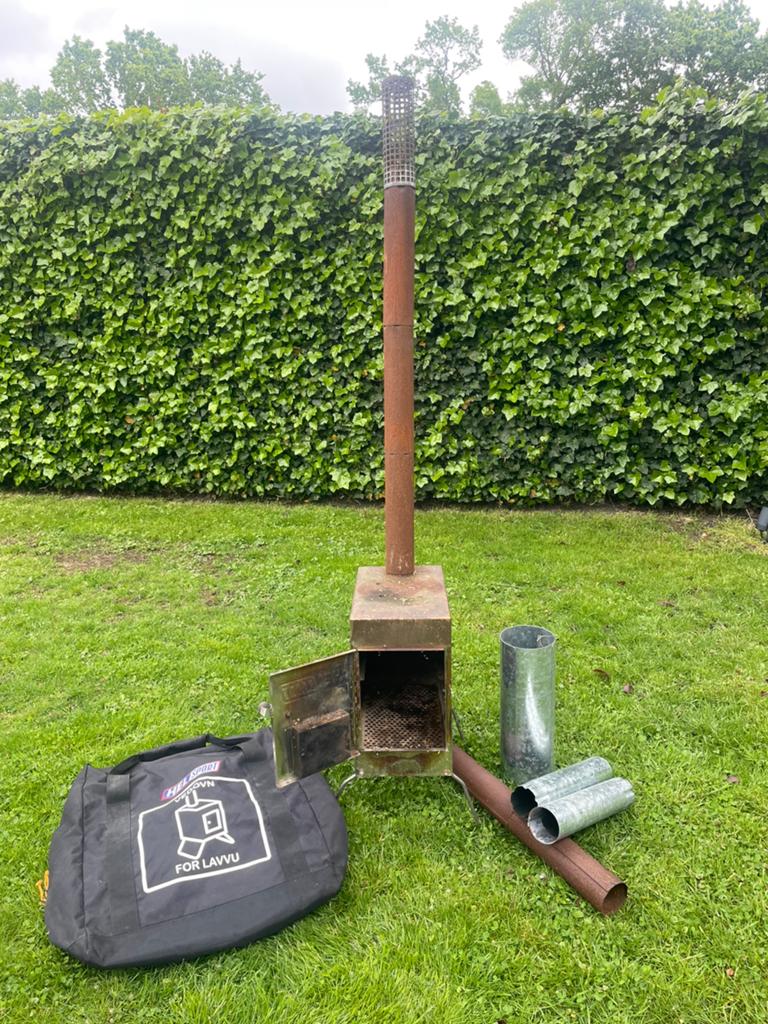 Houtkachel ook geschikt voor tent, Huis en Inrichting, Kachels, Ophalen, Hout, Houtkachel