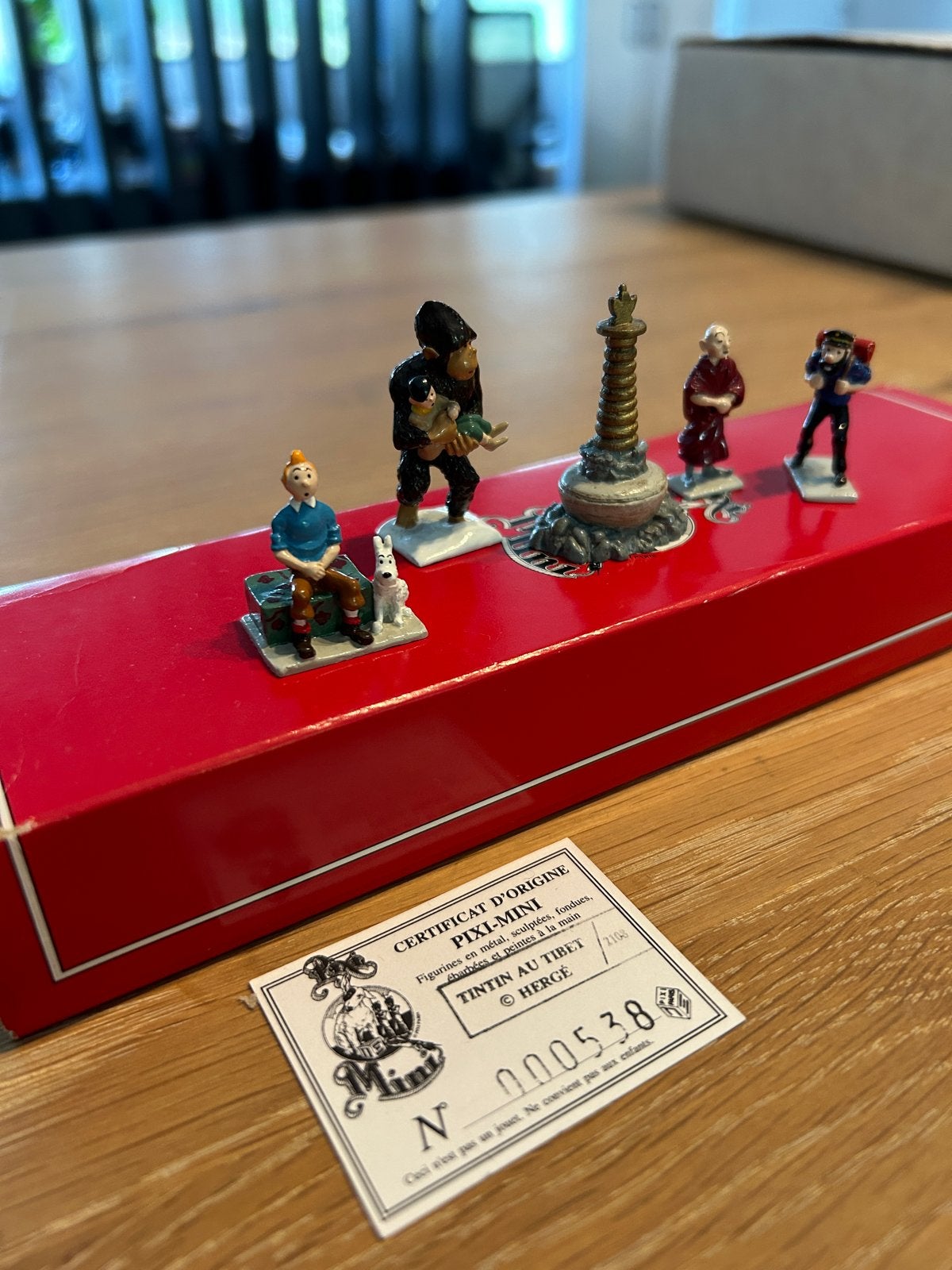 Pixi-mini set van Tintin au Tibet (Ref. 2108), Verzamelen, Ophalen of Verzenden, Kuifje, Zo goed als nieuw, Beeldje of Figuurtje