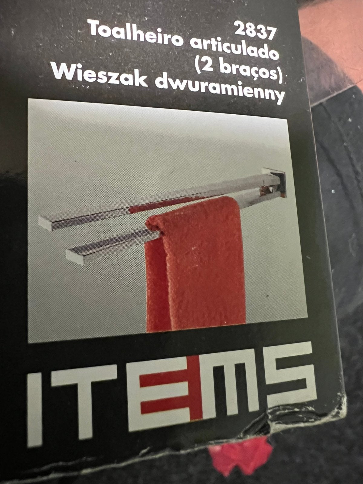 Tiger Items Handdoekrek (2-armig, chroom) – NIEUW IN DOOS, Ophalen of Verzenden, Nieuw, Chroom, Overige typen
