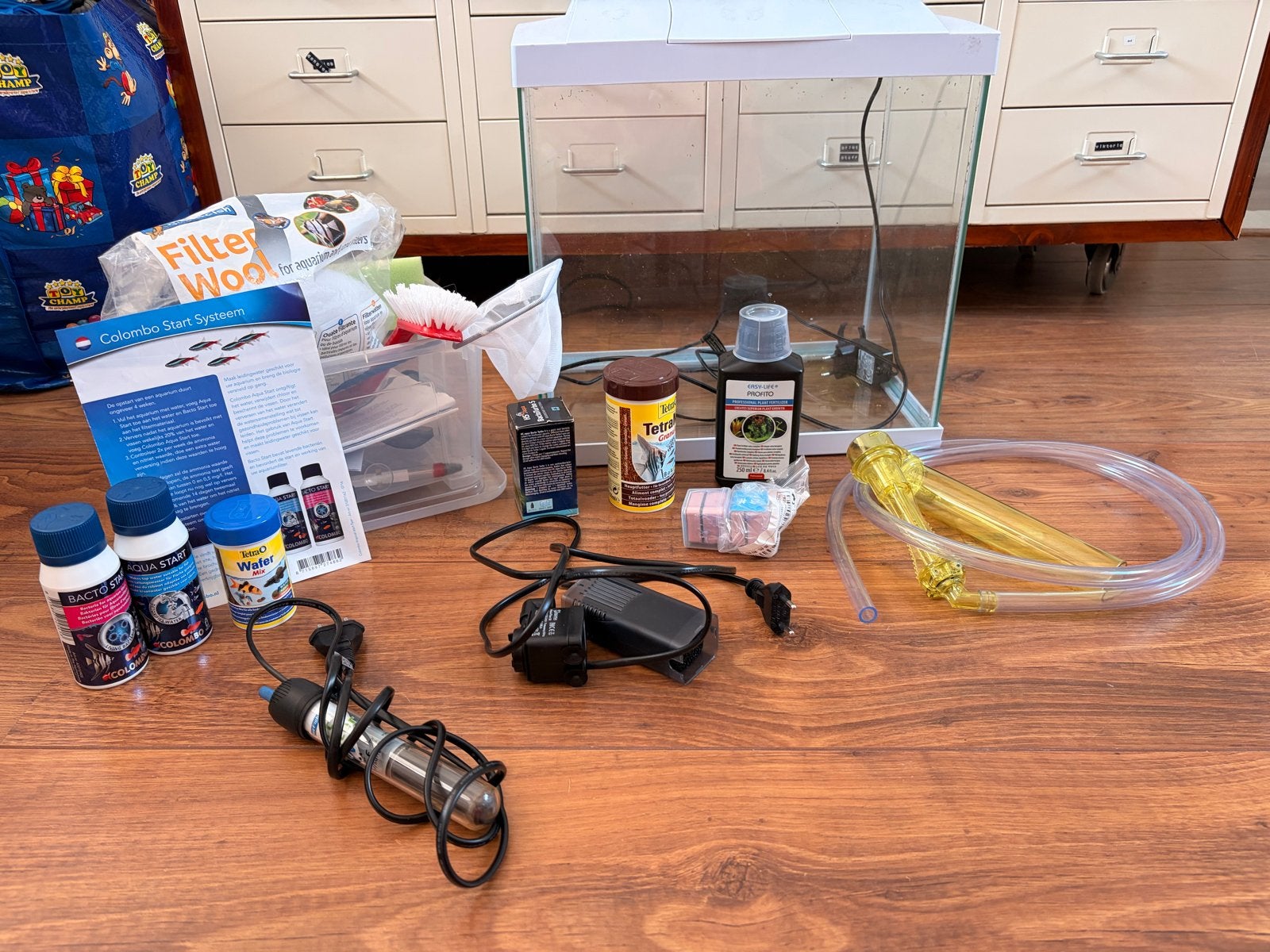 Aquarium incl accesoiries, Ophalen, Verwarming, Gebruikt, Leeg aquarium