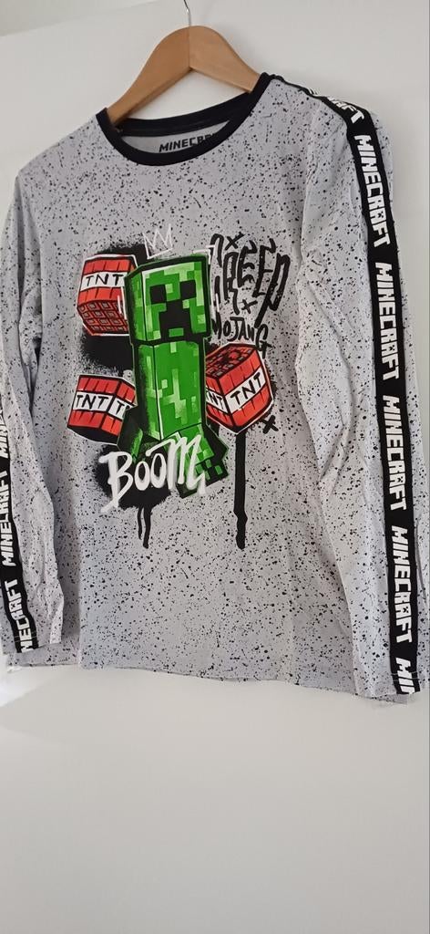 Minecraft Longsleeve, Verzenden, Jongen, Shirt of Longsleeve