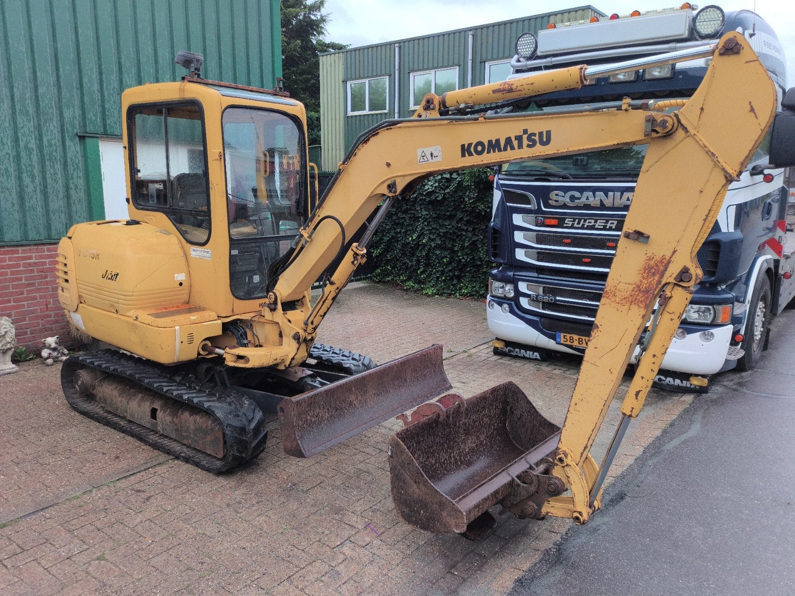graafmachine Komatsu PC35R 1999, Ophalen of Verzenden