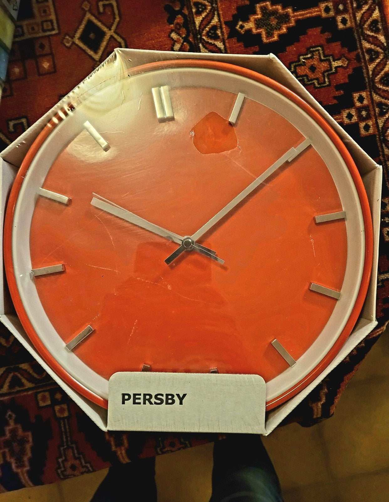 Vintage IKEA PERSBY wandklok NIEUW DOOS (Retro / Space Age), Ophalen of Verzenden