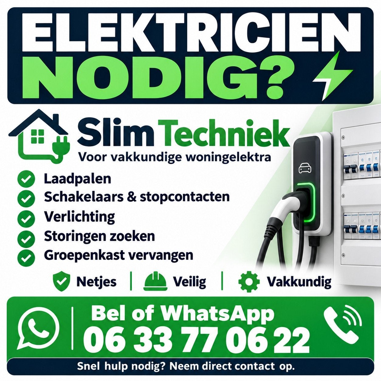 Electricien DenHaag En omgeving Elektra klusser woning, 24-uursservice