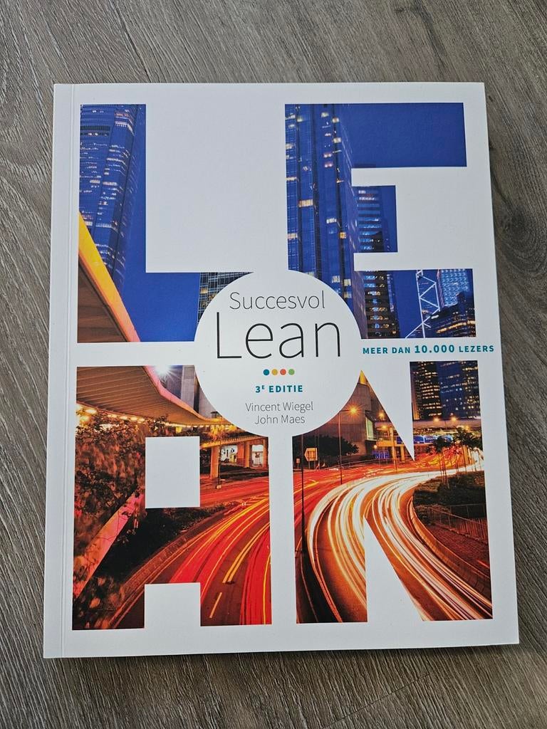 Succesvol Lean - 3e editie - Vincent Wiegel & John Maes, Ophalen of Verzenden, Zo goed als nieuw, Management, Vincent Wiegel, John Maes