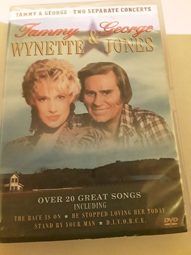 Tammy & George Wynette & Jones - Two Separate Concerts DVD, Engels, Alle leeftijden, Ophalen of Verzenden, Zo goed als nieuw