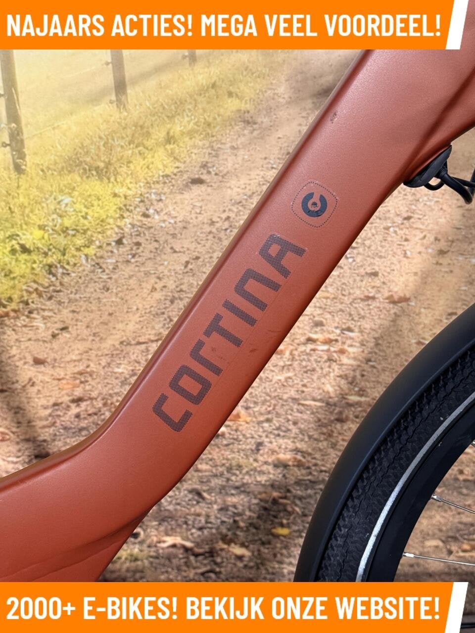 Cortina Common Elektrische fiets met voorwiel motor ebikes!, 55 tot 59 cm, 50 km per accu of meer, Cortina