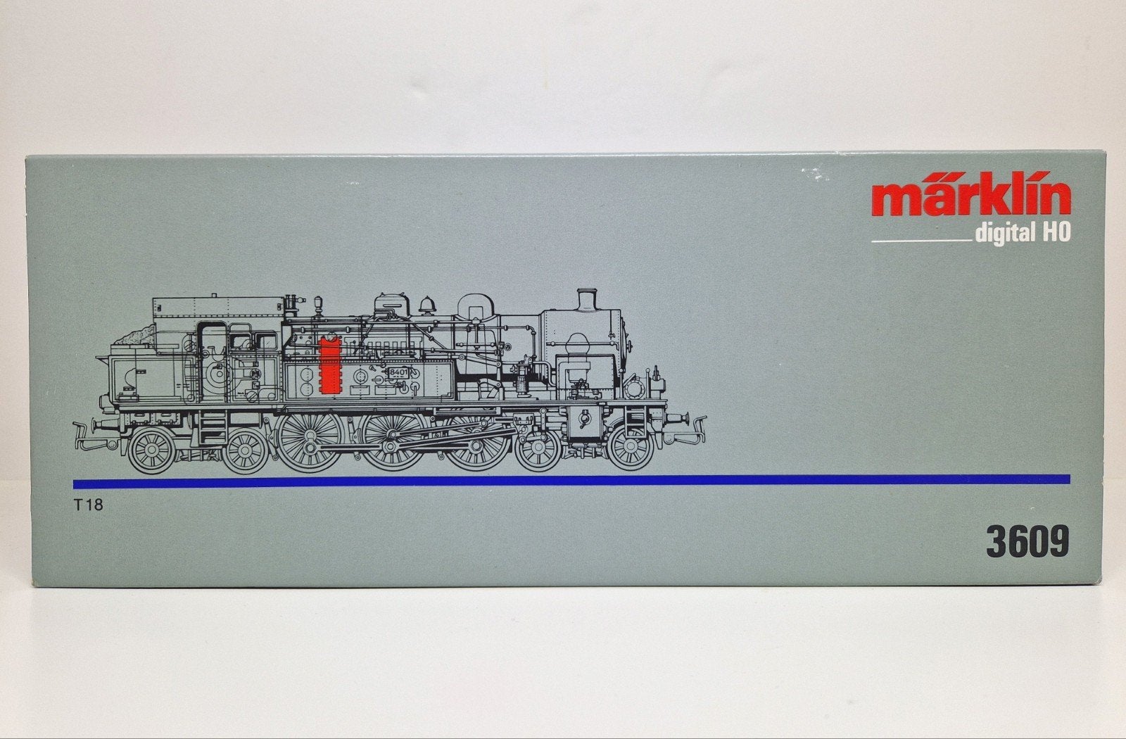 Märklin digital H0 3609 stoomlocomotief T18 KPEV., Wisselstroom, Locomotief, Ophalen of Verzenden, Zo goed als nieuw