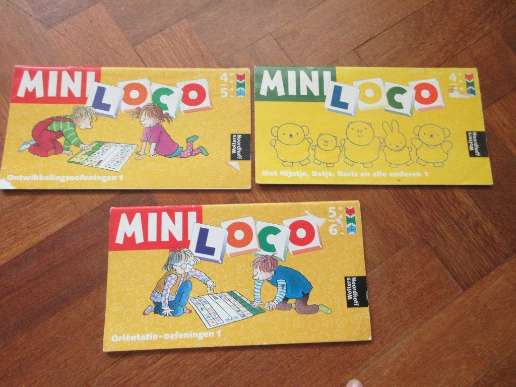 3 x boekje Loco Mini, Kinderen en Baby's, Speelgoed | Educatief en Creatief, Ophalen of Verzenden, Puzzelen