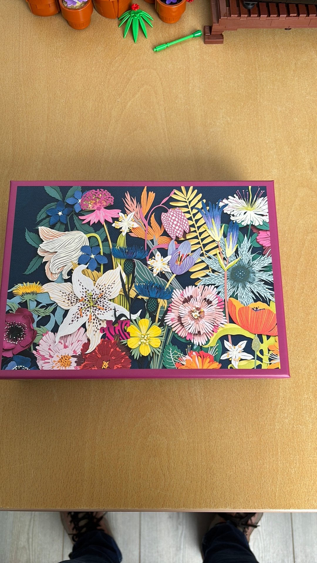 Bloemenpuzzel 1000 stukjes Geertje Aalders, Ophalen, 500 t/m 1500 stukjes, Zo goed als nieuw, Legpuzzel