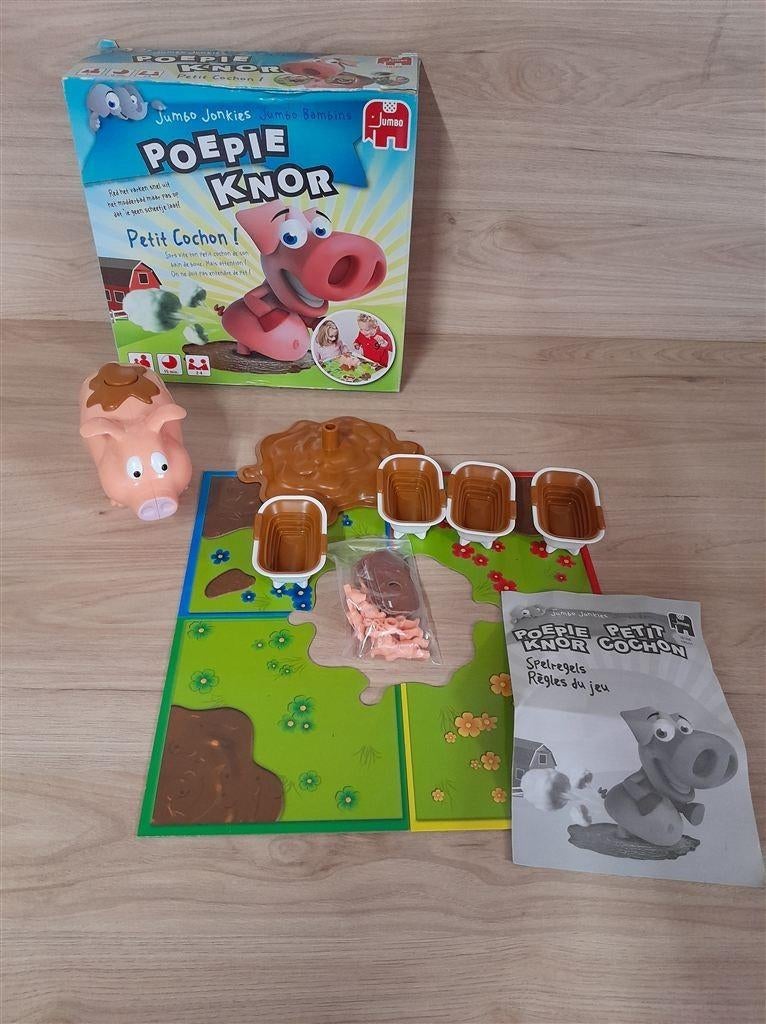 poepie knor - s3450, Hobby en Vrije tijd, Gezelschapsspellen | Bordspellen, Zo goed als nieuw, Verzenden