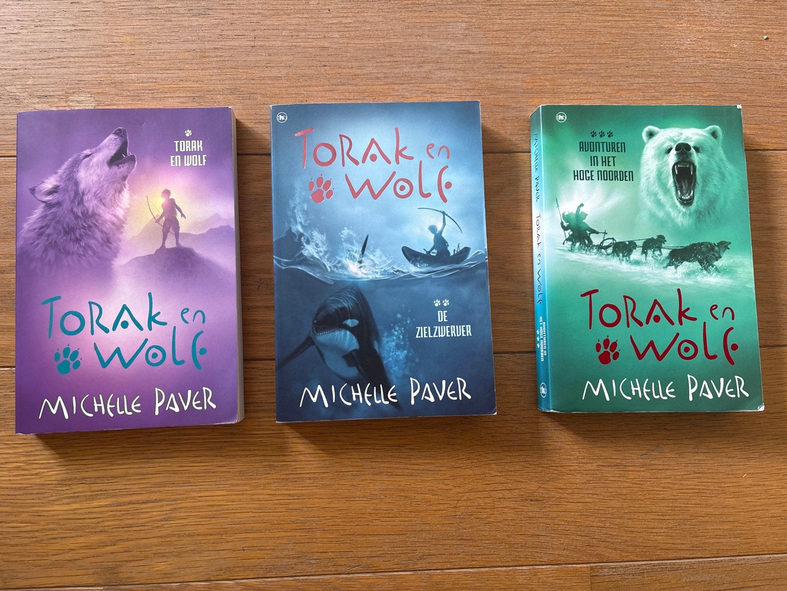 Torak en Wolf serie - Michelle Paver (3 boeken), Ophalen of Verzenden, Gelezen, Fictie