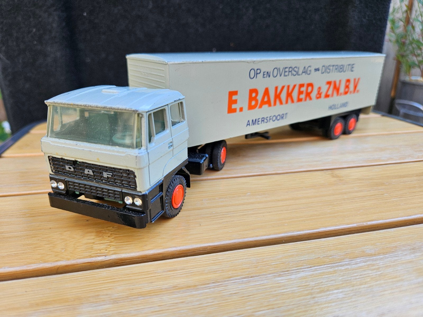 Lioncar Daf 2800 E. Bakker Amersfoort, Ophalen of Verzenden, Zo goed als nieuw, Bus of Vrachtwagen, Lion Toys