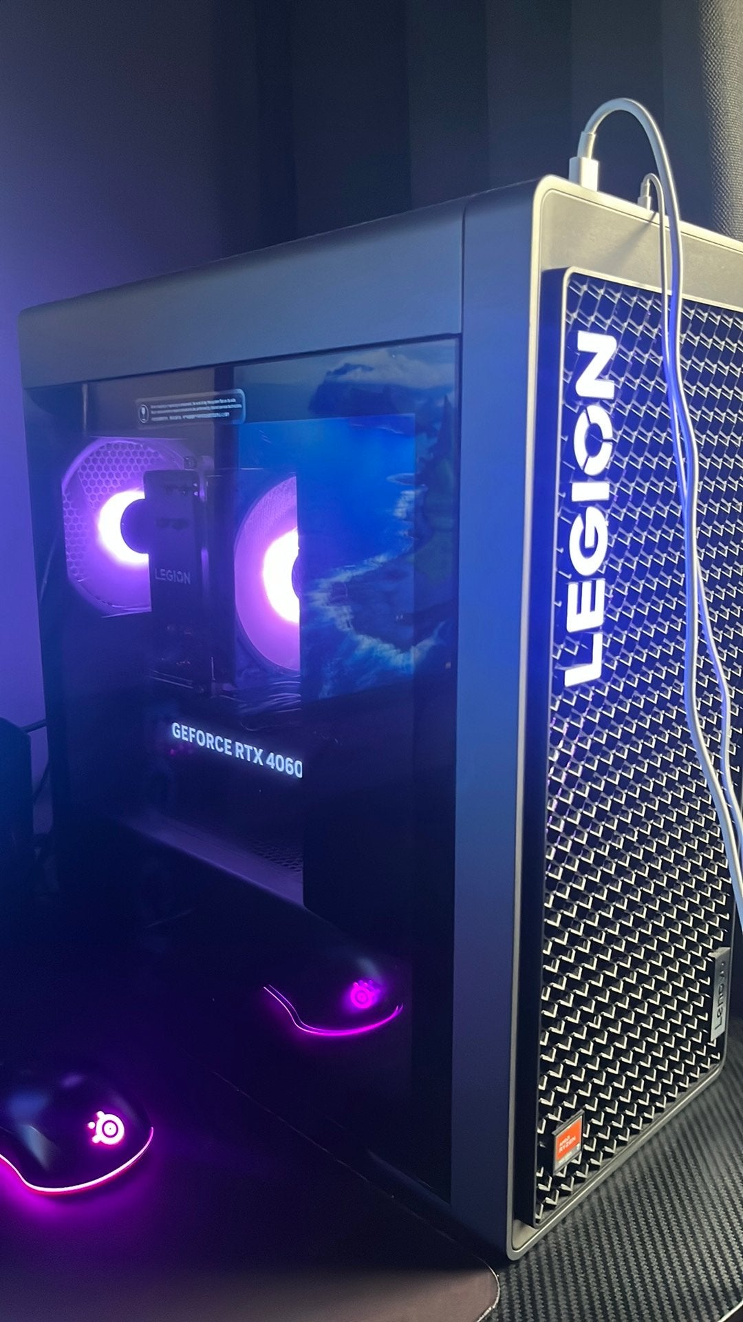 4060TI Gaming PC + 2 Monit + Apex Pro TKL + SteelSeries muis, Computers en Software, Ophalen, Gebruikt, AMD Ryzen 7 7700 – 8 cores